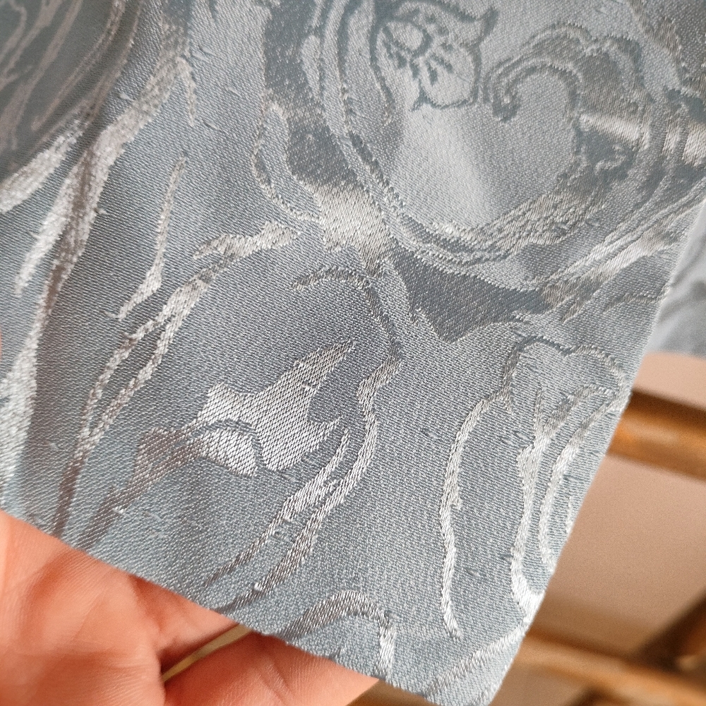 Light Blue Brocade Blazer - Picture 11 of 14